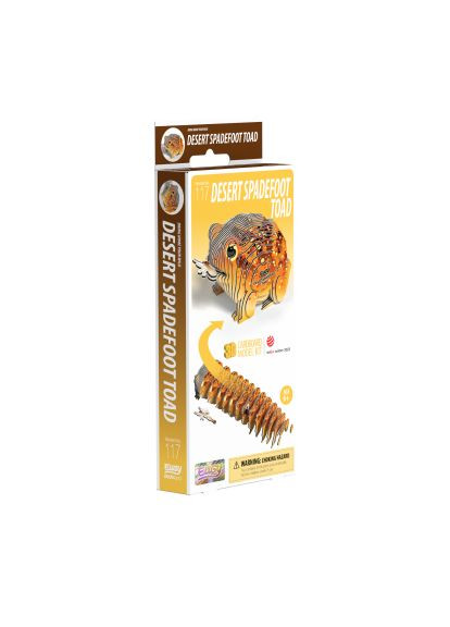 Пазл 3D Зоопарк Пустынная лопатоногая лягушка (XEG-117) Eugy 3D Зоопарк Пустельна лопатонога жаба (366158468)
