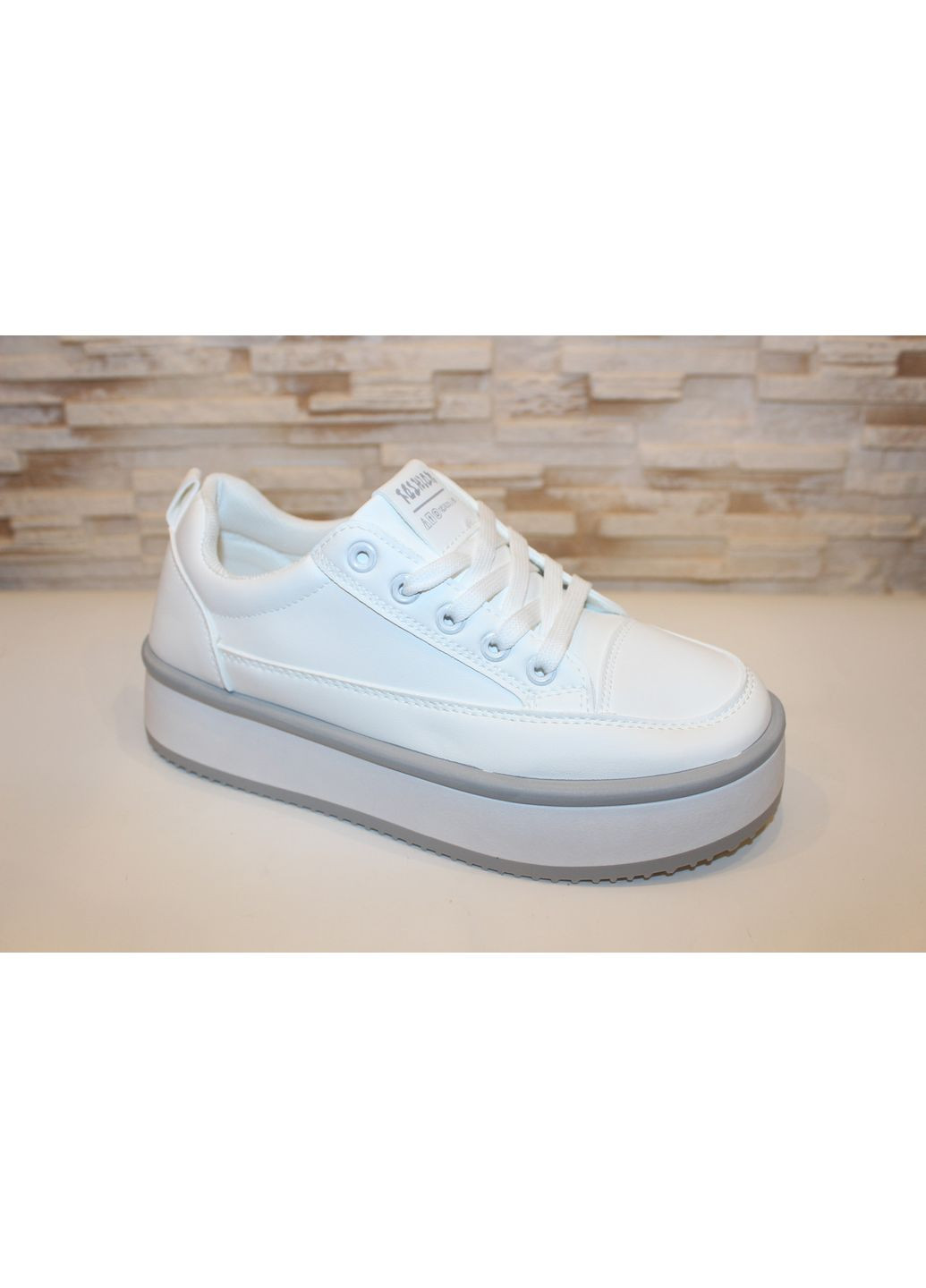 Кроссовки женские белые на шнуровке Loretta Кросівки жіночі белые демисезоны (360817668)