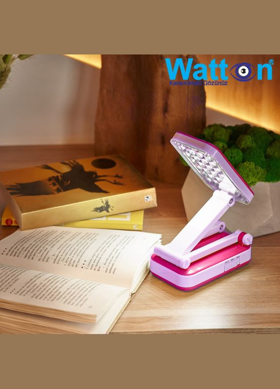 Акумуляторна настільна лампа WT-006 світлодіодний світильник трансформер працює 10 годин Watton (338854925)