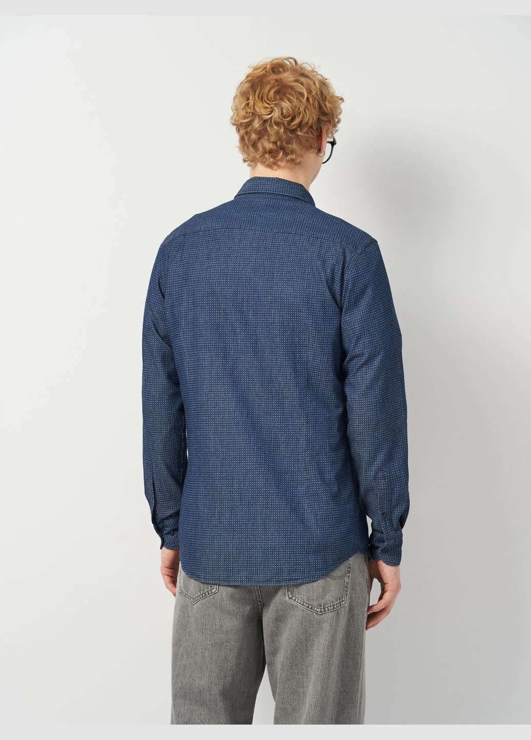 Сорочка regular з бавовни Massimo Dutti (318095398)
