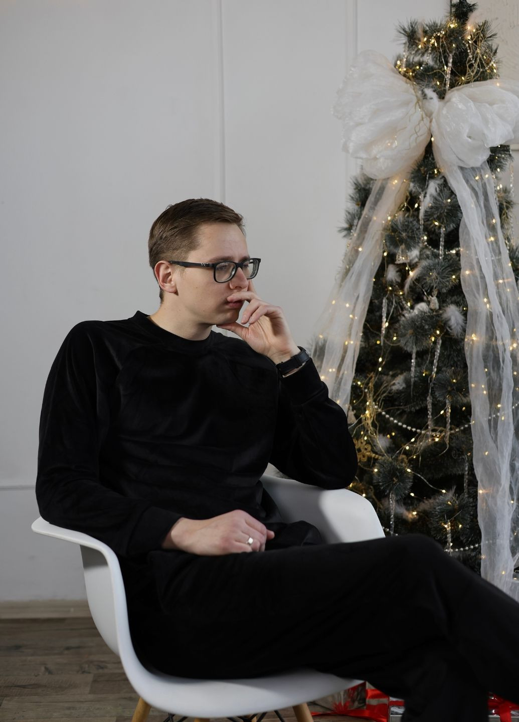 Чорний демісезонний комплект чоловічий MonsterBrand