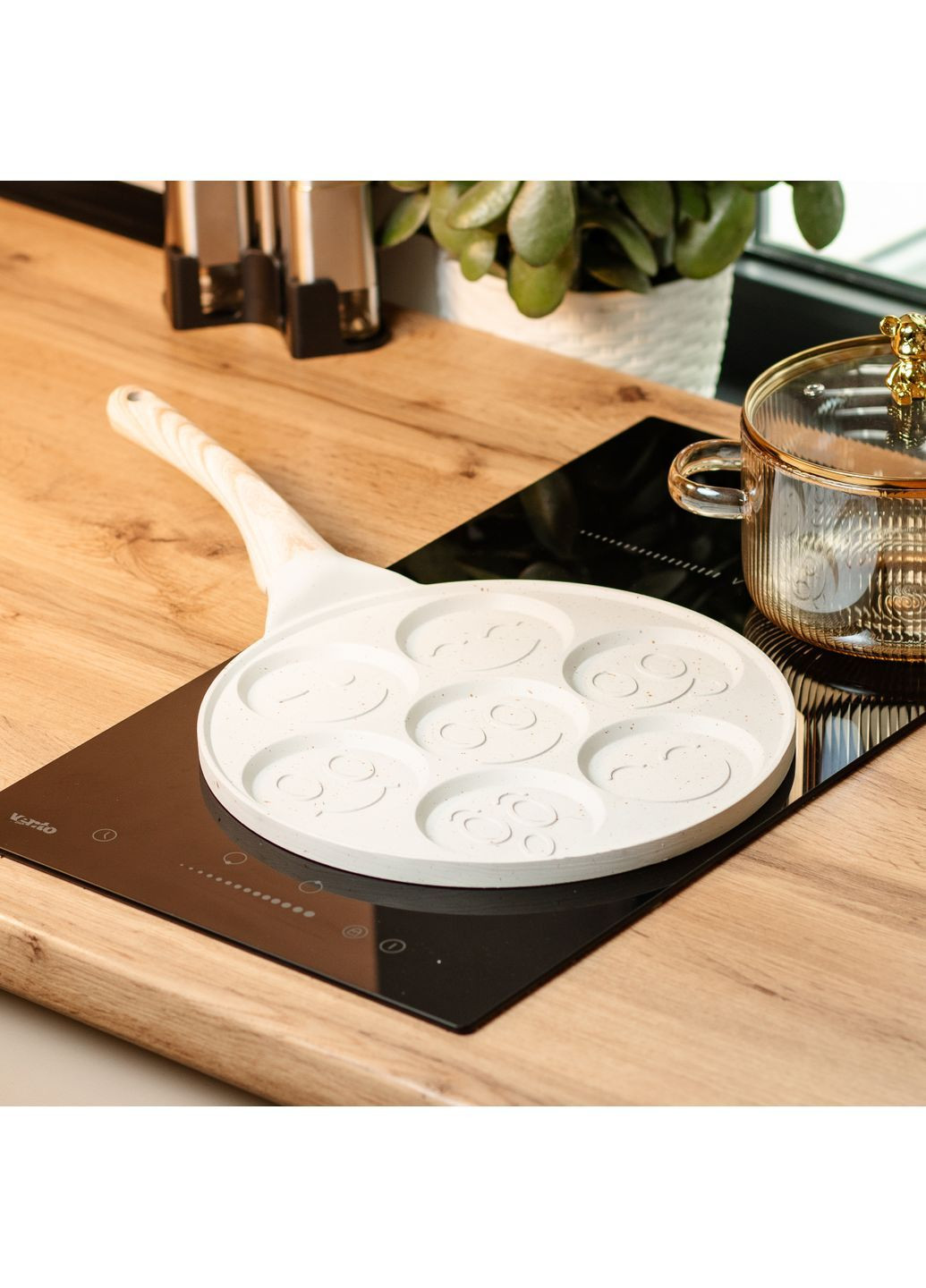 Сковорода для панкейков 26.5 см, бежевый Breakfast HP39584W No Brand (373427112)