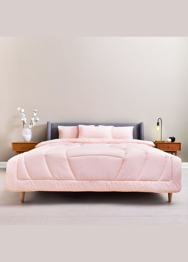 Набор одеяло с подушкой Tropical пудра 140x210 + 50x70 полуторный IDEIA (307931913)