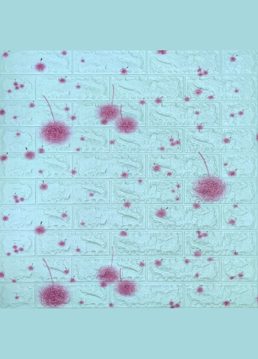 Самоклеюча 3D панель блакитні кульбаби 700х770х4мм (322) SW-00001362 No Brand (328579174)