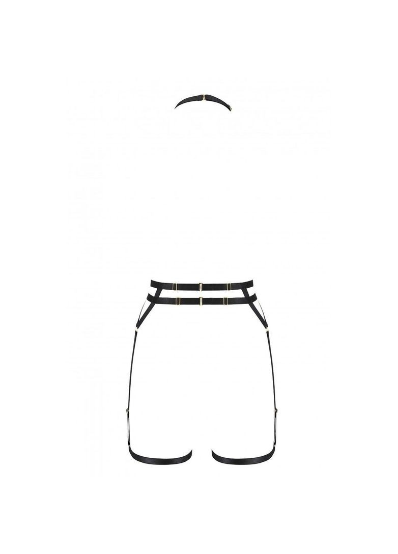 Портупея-стрепи з подвійним ремінцем Exclusive DENIRA S/M, black Passion (369950951)