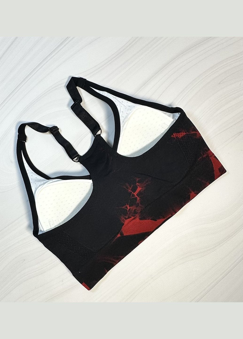 Костюм для фитнеса (спортивный комплект) тай-дай, шорты + топ No Brand (336378064)