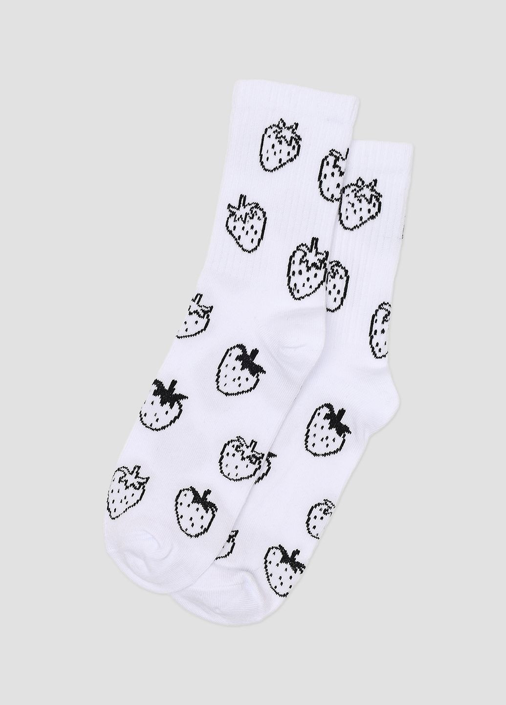 Білі шкарпетки високі для дівчинки колір білий цб-00281971 Yuki (347042625)