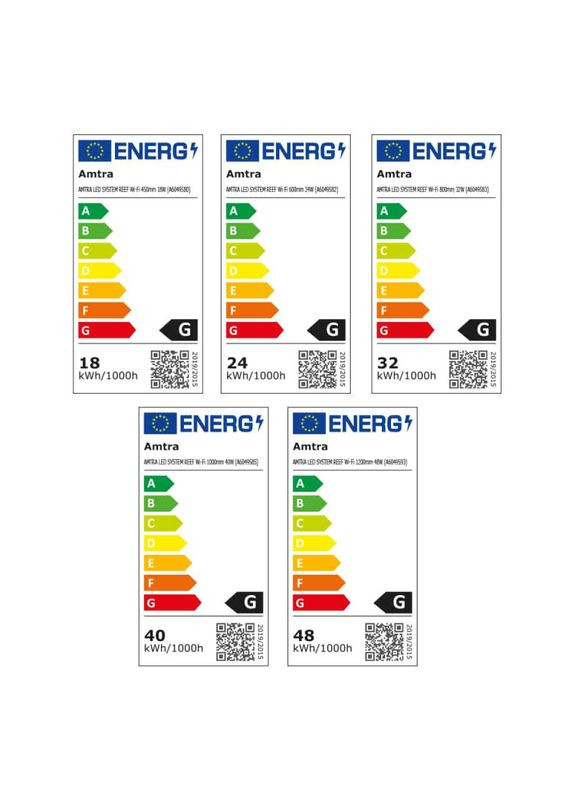 Лампа для акваріума з пультом та діммером LED SYSTEM REEF 60-90 см, 24Вт (*) Amtra (300693863)