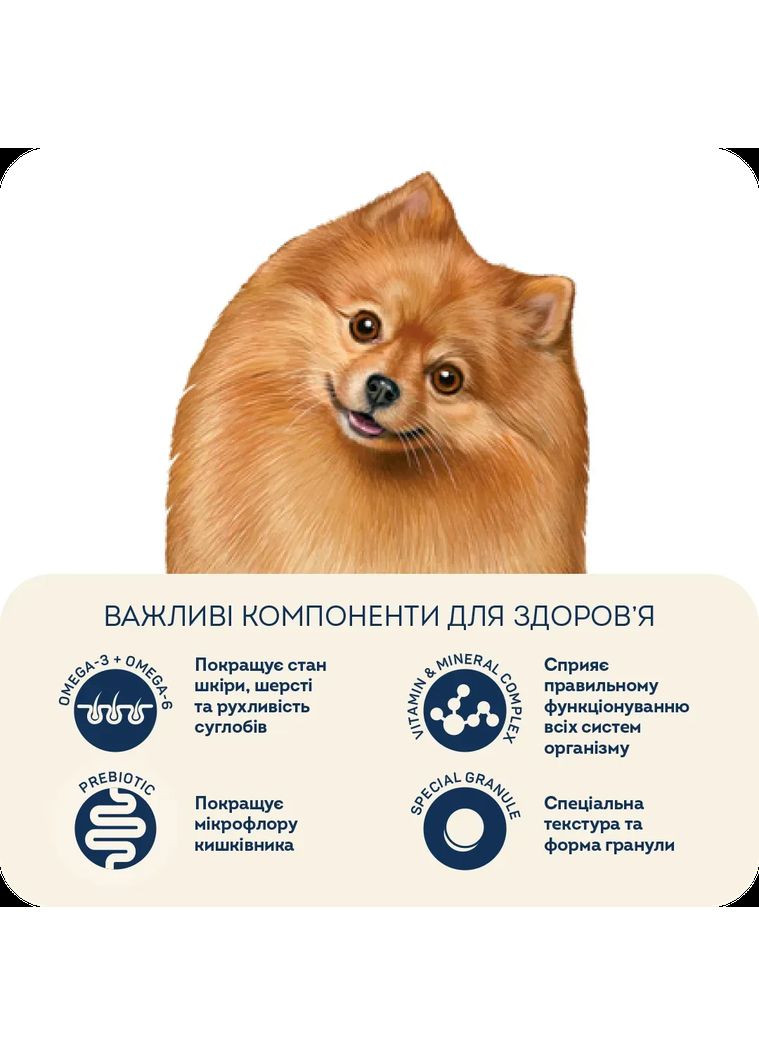 Сухий корм Healthy skin and shiny coat здорова шкіра та блиск шерсті для дорослих собак малих порід з індичкою та лососем, 700 г Home Food (370193460)