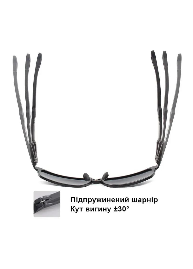 Поляризаційні сонцезахисні окуляри N753 Black Silver KINGSEVEN (332051285)