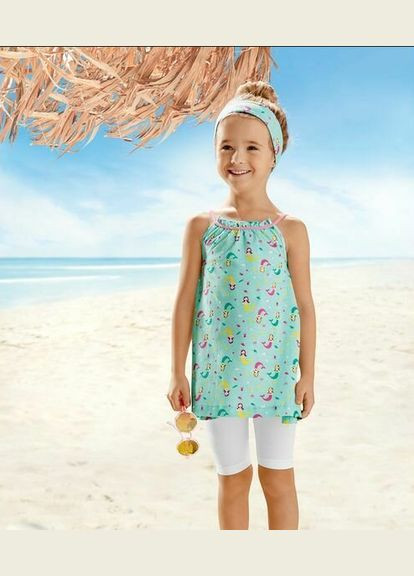 Мятное летний костюм для девочки Lupilu (316260490)