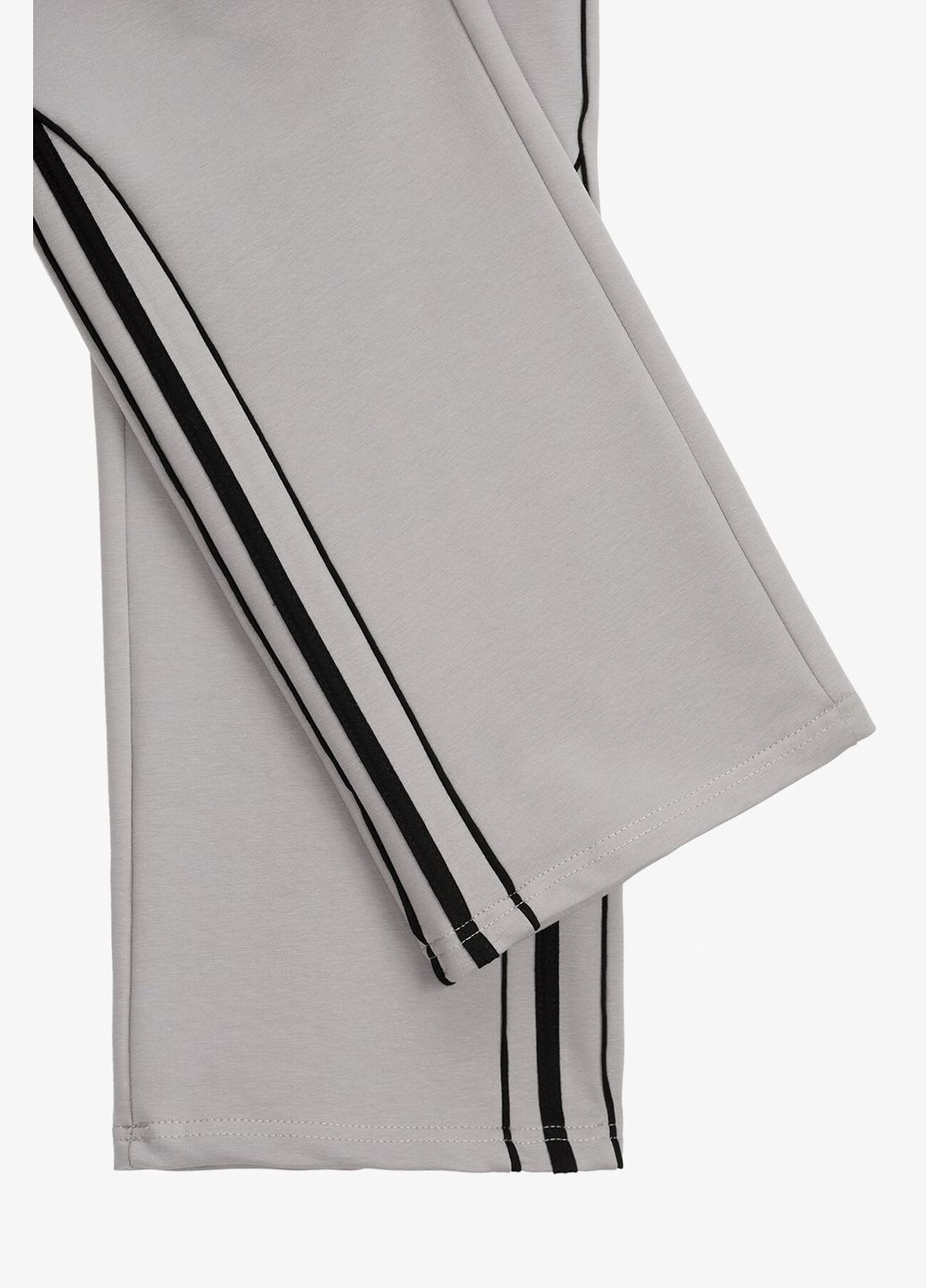 Светло-серые спортивные демисезонные брюки Lizi Kids