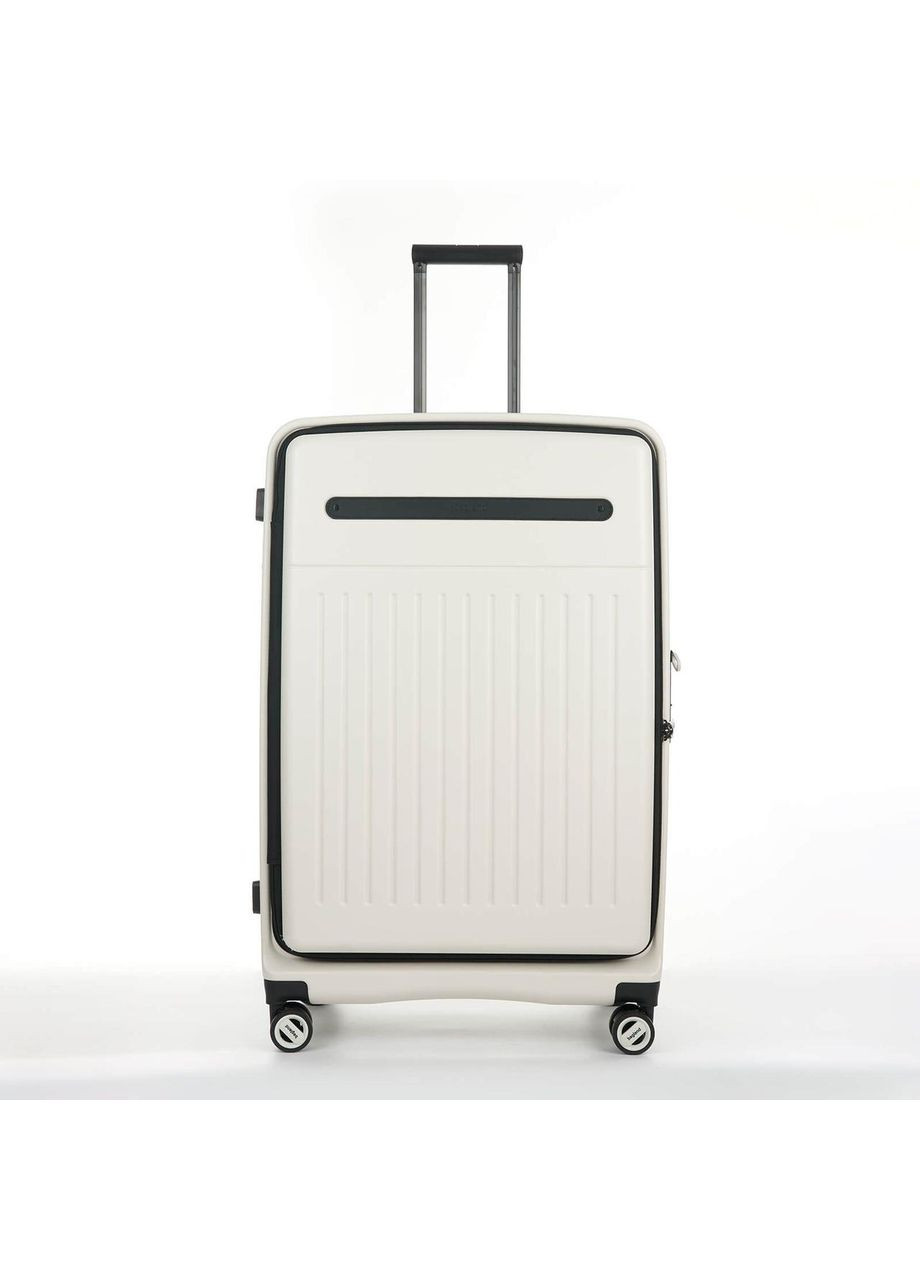 Дорожный чемодан 96л из пластика с расширителем на молнии 4-х колесный Velo (00322028) Bagland (319710773)