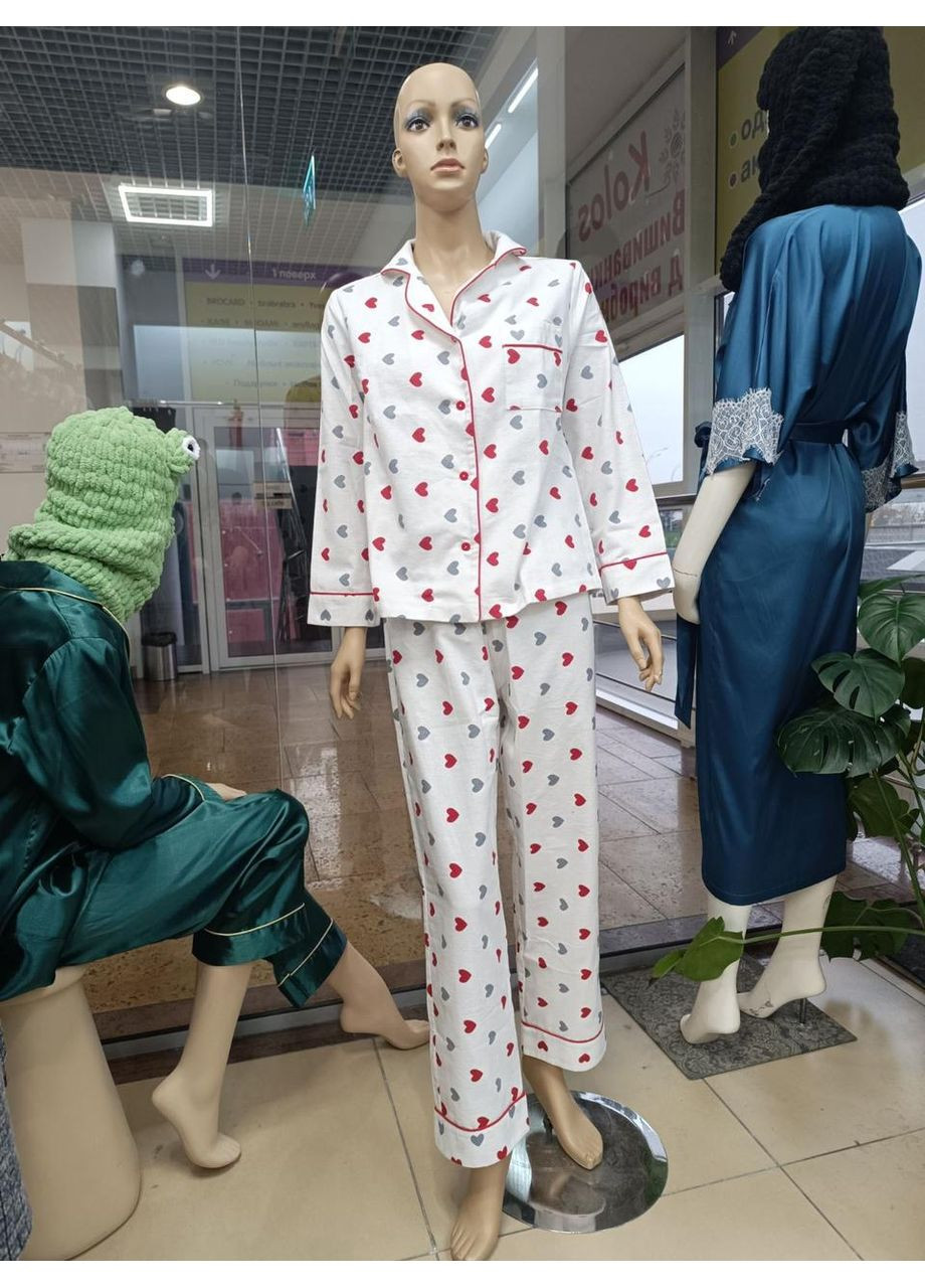 Біла всесезон піжама жіноча 2 Льва