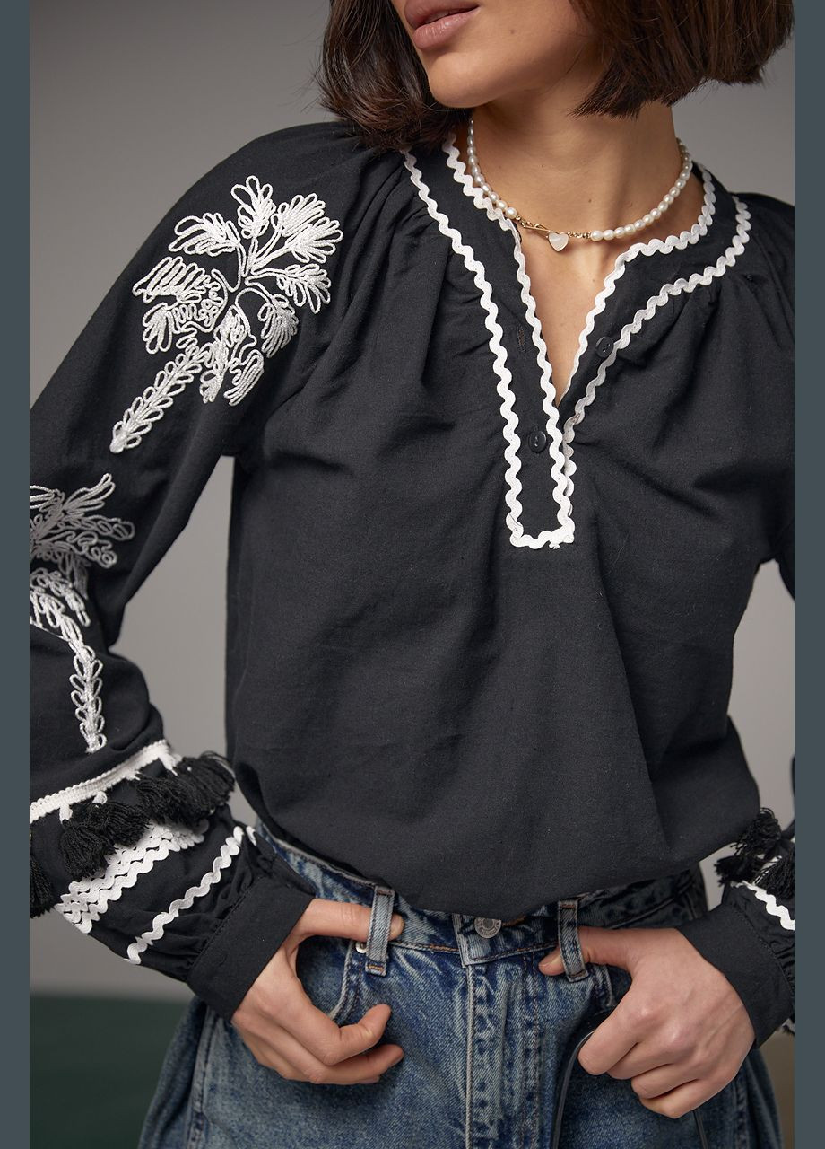 Женская блуза-вышиванка в этностиле Lurex (278075772)