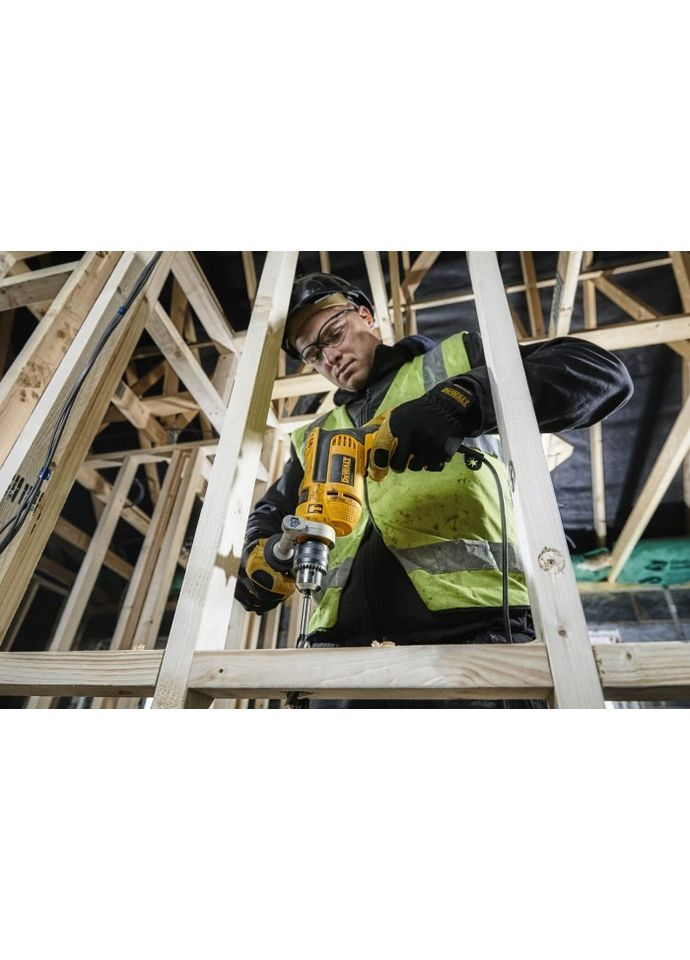 Дрель ударная 701Вт 0-2800об/мин 5.2Нм 47600уд/мин патрон 13мм 1.6кг DeWALT (360605629)