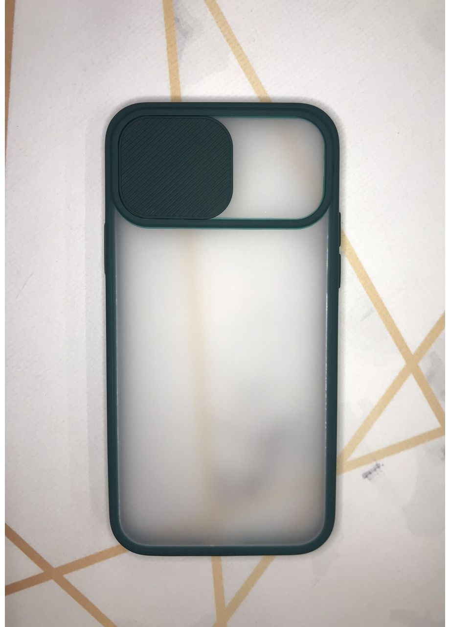 Чехол со слайд-камерой на iPhone 11 Pro Тёмно-зеленый Epic (359487556)