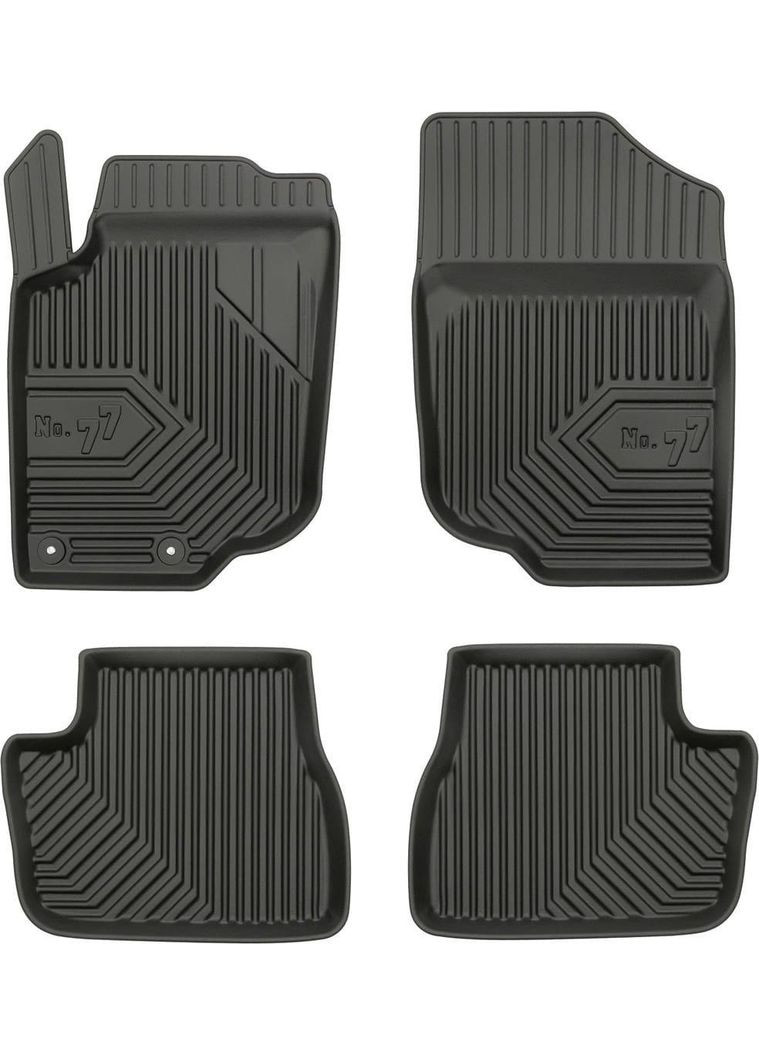Гумові килимки No77 для Peugeot 207 (mkI) 2006-2014 (FG 77407435) Frogum (361241044)