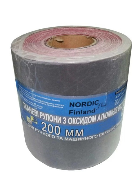 Рулон шліфувального паперу (200 мм, 1 м, P320) наждачний шліфпапір (21414) Nordicflex (286423612)