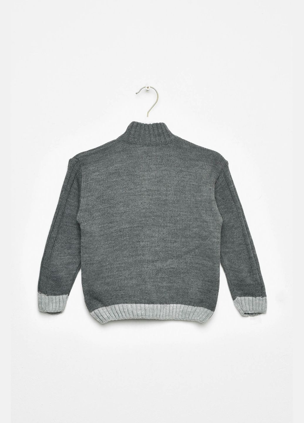 Кофта дитяча для хлопчика темно-сірого кольору Let's Shop (330104776)