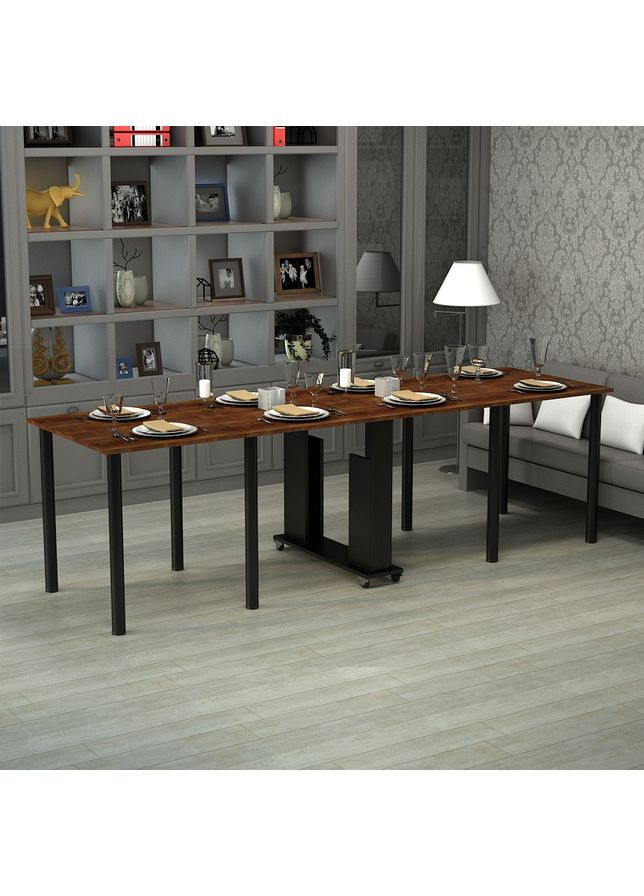 Кухонний стіл "Діалог" Файєрвуд (2750x800x730) Файєрвуд Gamma Style (353497915)