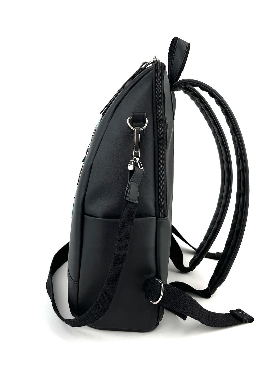 Комплект (рюкзак и косметичка) N23003 черный Alba Soboni міський (280930821)