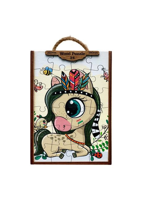 Пазл дерев'яний Бембі 36 деталей (4820231170497) Tatev (367058557)