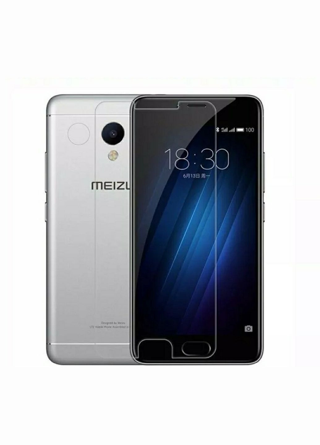 Закаленное защитное стекло на Meizu M3S / Meizu M3S Mini Прозрачное X-level (329881969)