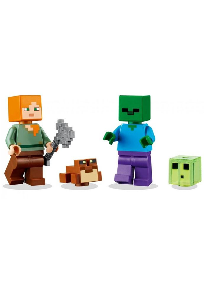 Конструктор Minecraft Приключения на болоте 65 деталей (21240) Lego (281425675)