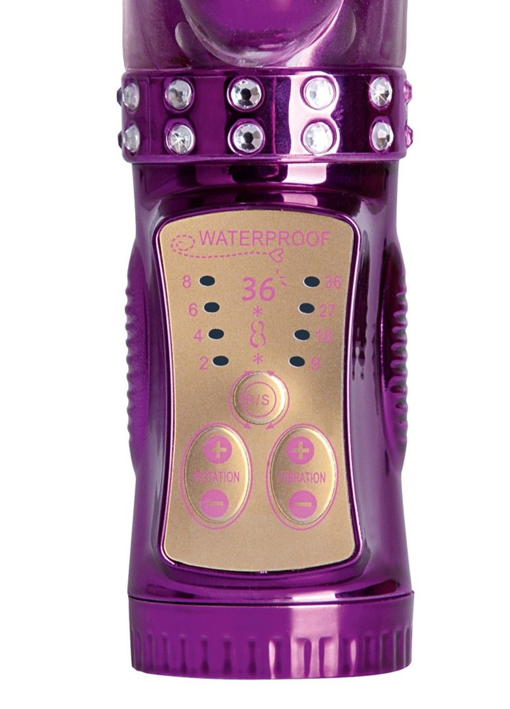 Вибратор-кролик с ротацией АЛМАЗНЫЙ АФЕРИСТ No Brand (284728646)