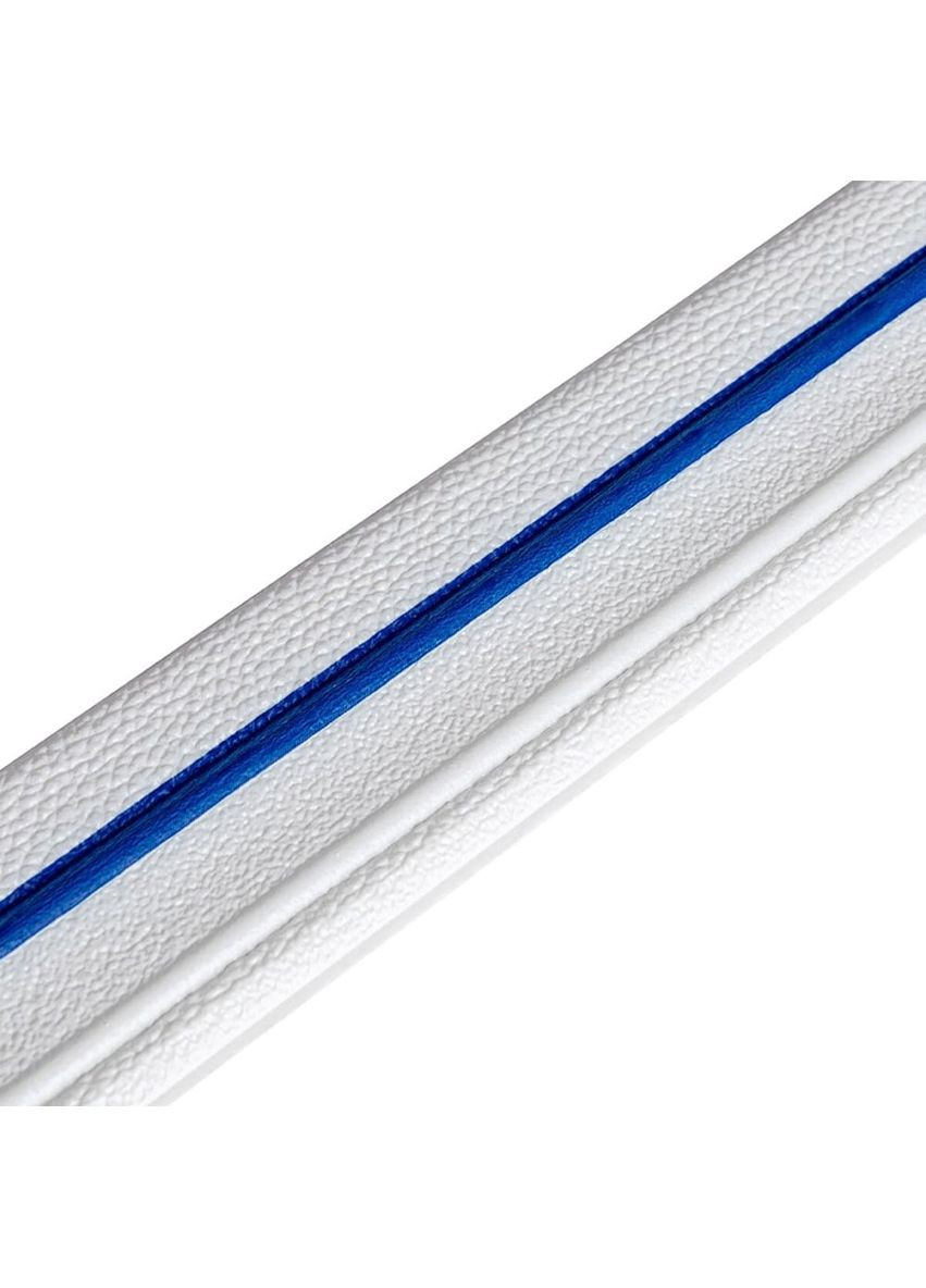 Плінтус РР самоклеючий 2300х70х4мм з синьою смужкою (D) SW-00001831 Sticker Wall (315796815)