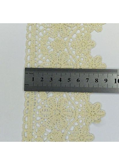 Кружево макраме 8,5см (13м) Цвет - Молочный (13-L0007-6) Plus-plus (352745647)