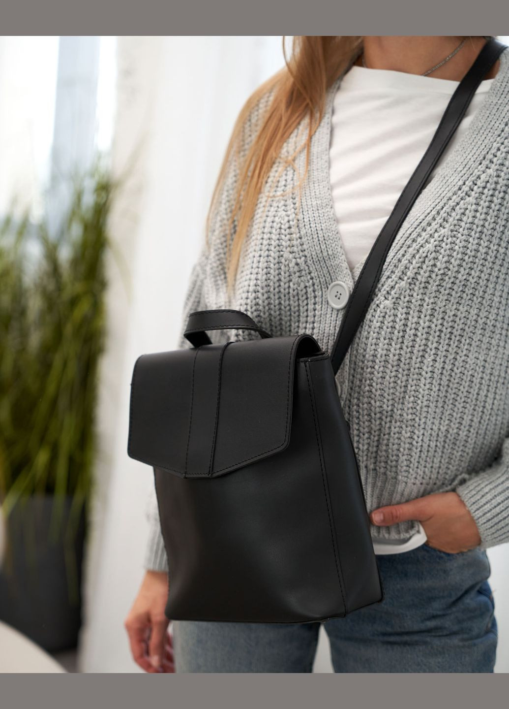 Сумка женская кросс боди экокожа (wel-47404) Черный WeLassie (315864657)