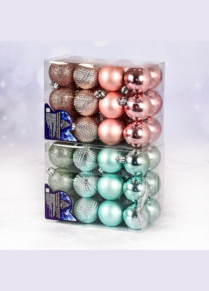 Елочные шарики 4см 24шт/наб Home (306620763)