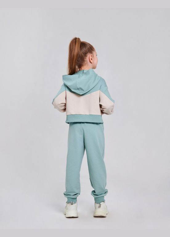 Оливковий (хакі) спортивний костюм (куртка+брюки) свiтлий хакi Smil