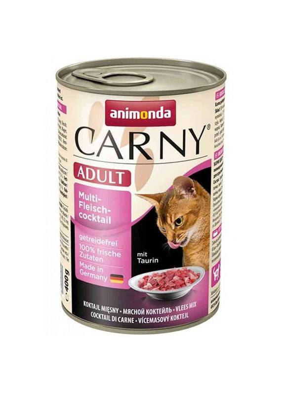 Влажный корм для кошек Carny Adult Multi Meat Cocktail 400г, мультимясной коктейль Animonda (292114987)