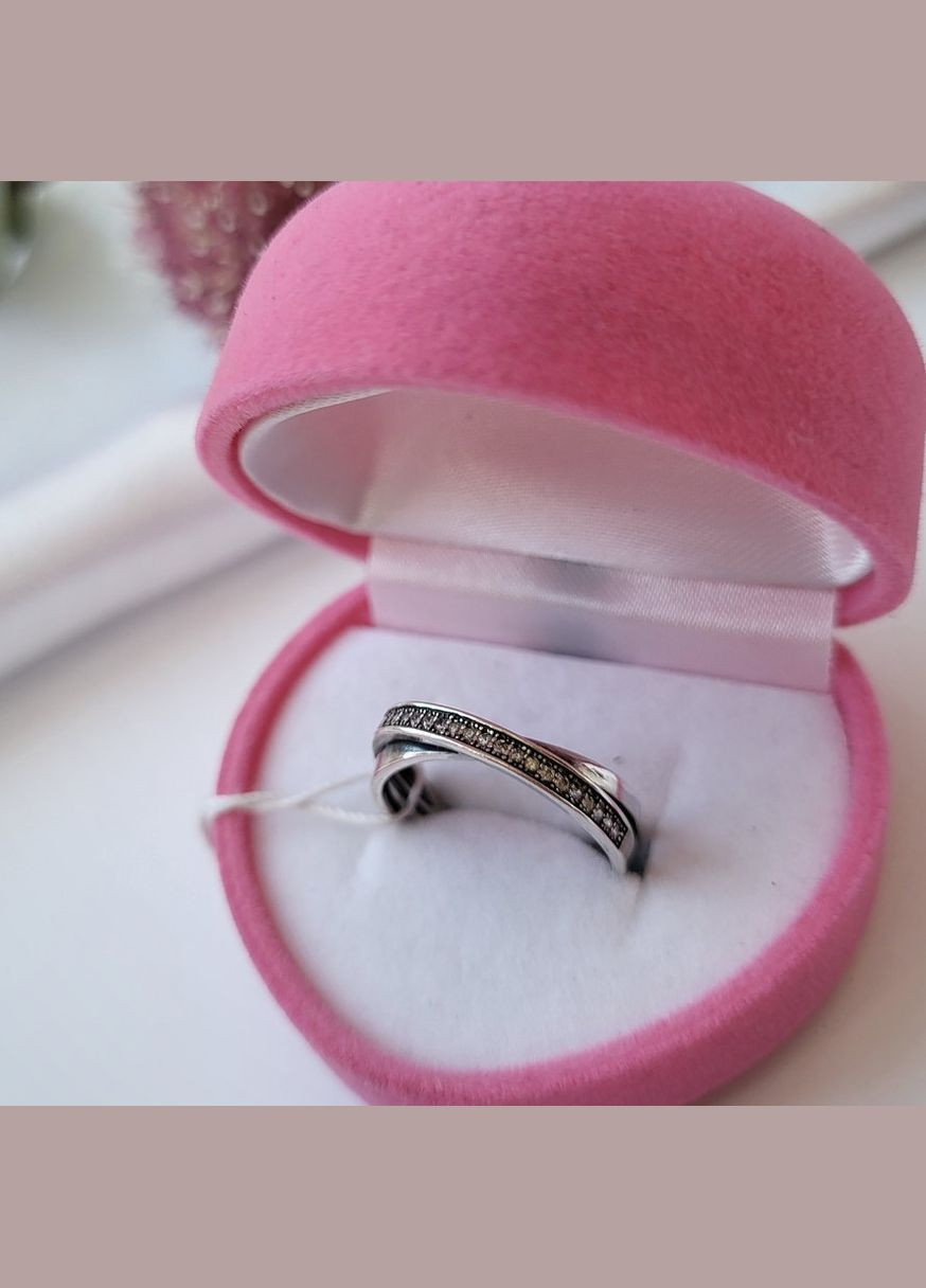 Серебряное кольцо Дорожка Белыми камнями 16.5 размер серебро 925 пробы Черненное 11070 2.04г No Brand (306742858)