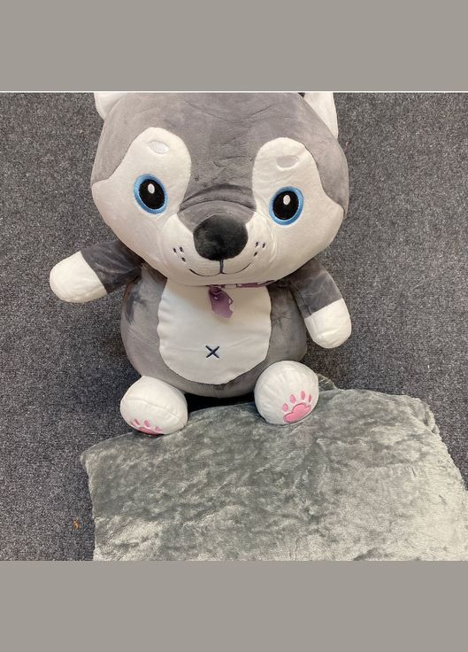 Дитяча м'яка іграшка "Собачка" L1131 іграшка з пледом, розмір 50 см Bambi (364132345)