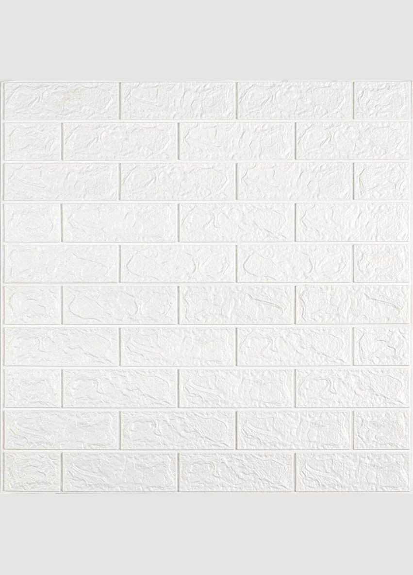R001-2 Панель стінова у рулоні 3D 700мм*3,08м*2мм біла цегла (D) SW-00002534 Sticker Wall (316101085)