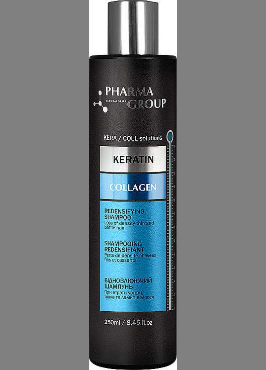 Шампунь "Кератин+коллаген" Keratin+ Collagen Redensifying Shampoo 250ml (1159058-176749) Pharma Group Laboratories (368667987)
