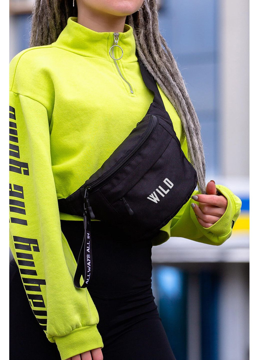 Жіноча Сумка Бананка Барсетка Через Плече З Принтом Wild Without (350908712)