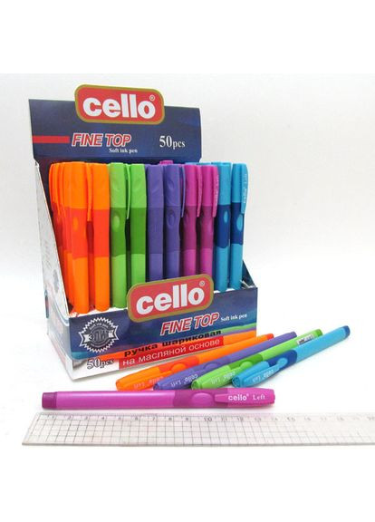 Ручка кулькова " " /DSCN1361/3178-R/Синя ПРАВША (50/1000) Cello (367752658)