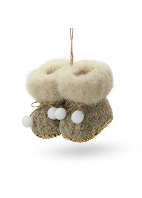 Подвеска на елку Сапоги, 7,2х9,3 см (рандомный вид двзайна) Home Decor (365243797)