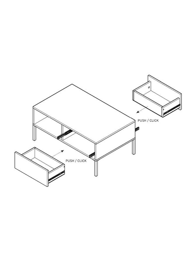 Стіл журнальний Даст / Dast 97 Беж (PFH-091001) Perfect Home (368662989)