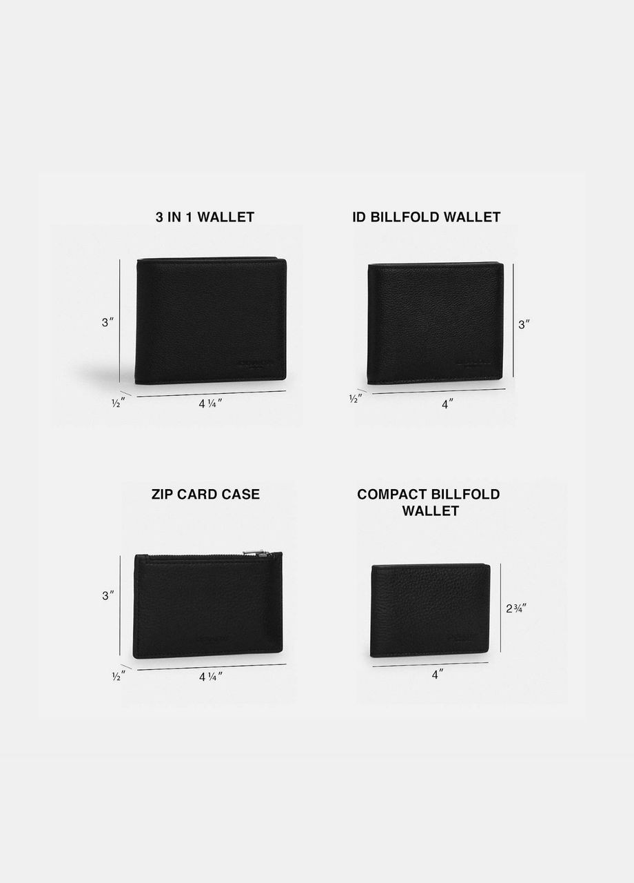 Гаманець чоловічий шкіряний Coach Signature Canvas. (0487) No Brand (335833687)