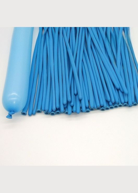 Латексна кулька конструктор для моделювання 130 см "Ковбаска", пастель блакитна, 5 см діаметр, Китай No Brand (346266836)