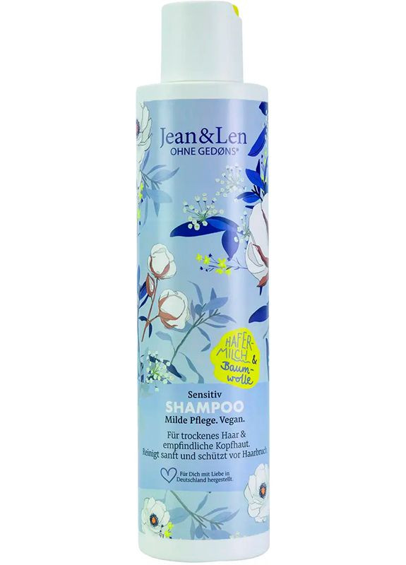 Шампунь Вівсяне молоко-Бавовна Sensitive, 300 мл Jean & Len (361865217)