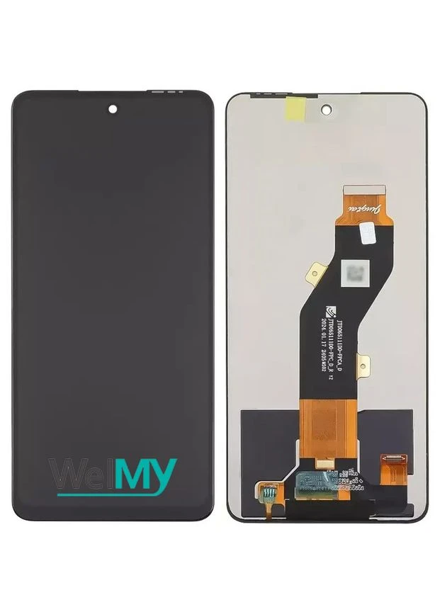 Дисплей Blade V60 Design в сборе с сенсором black (Welmy) ZTE (400293003)