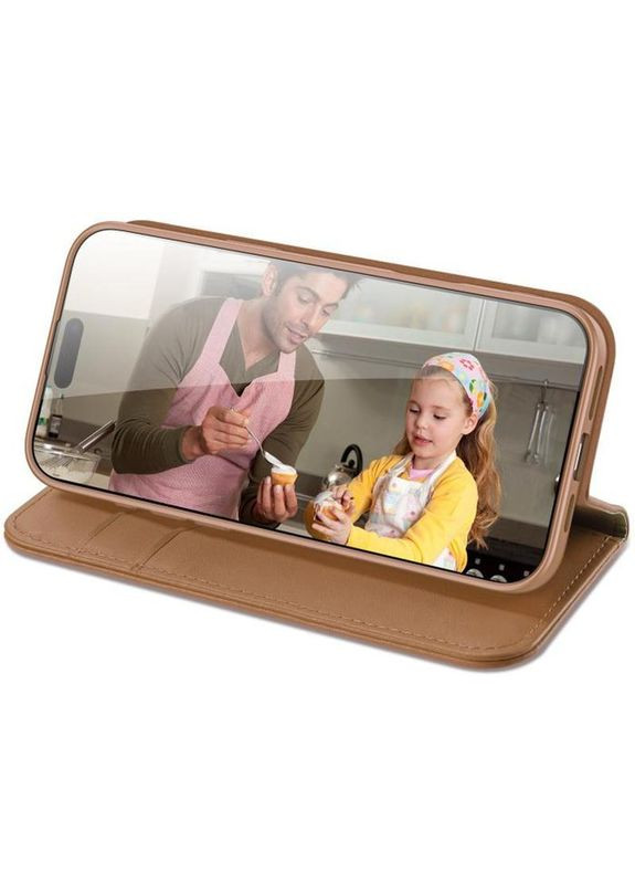 Чехол-книга Hivo для Apple iPhone 17 Pro (6.3") Brown Dux Ducis (366833031)