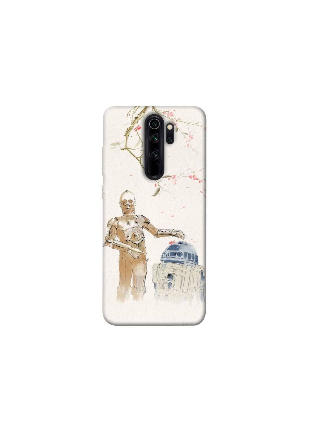 Чехол на Xiaomi Redmi Note 8 Pro Star Wars robots Frontalka (354651839)